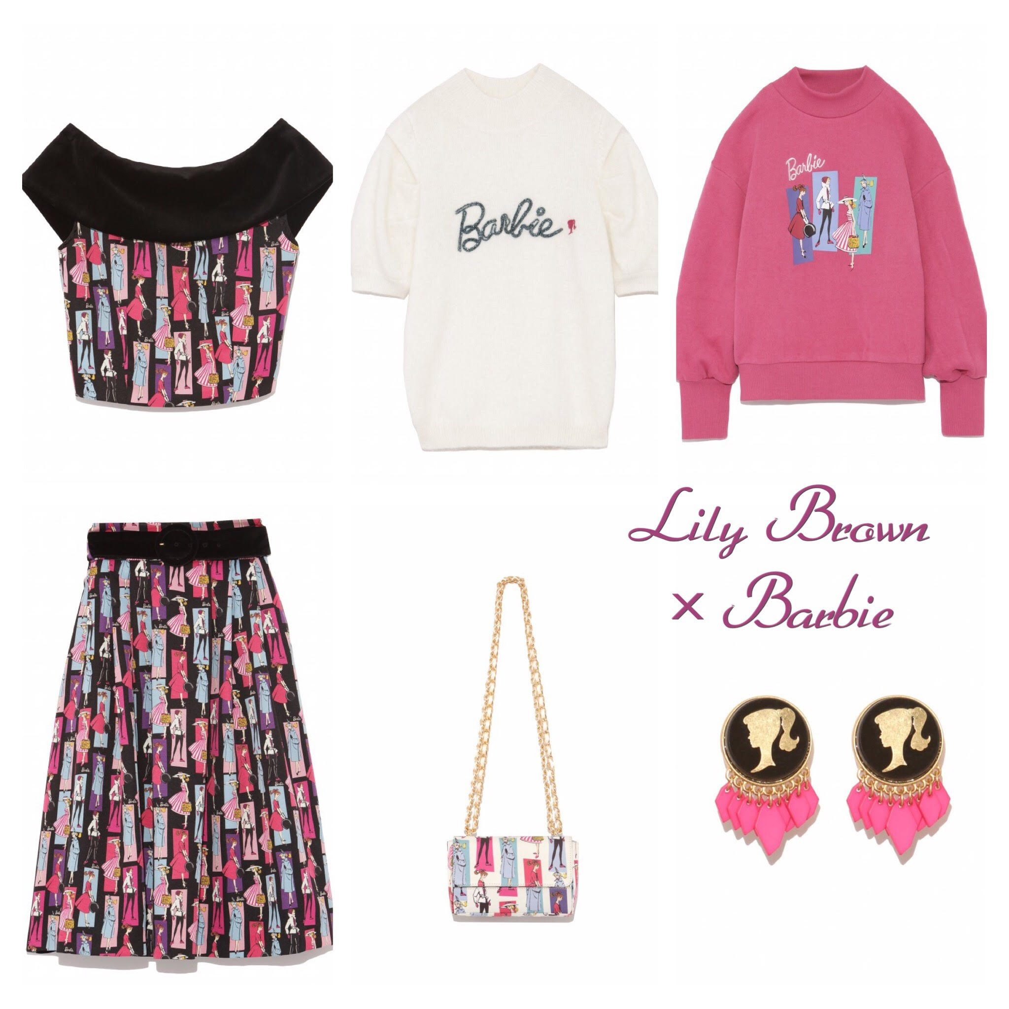 Lily Brown meets Barbie👩💍✨ 乙女心をくすぐるガーリーなコラボアイテムは必見🌈