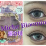 【 Miche Bloomin’ 】つけま3種類付け比べ👀 部分用Ver.