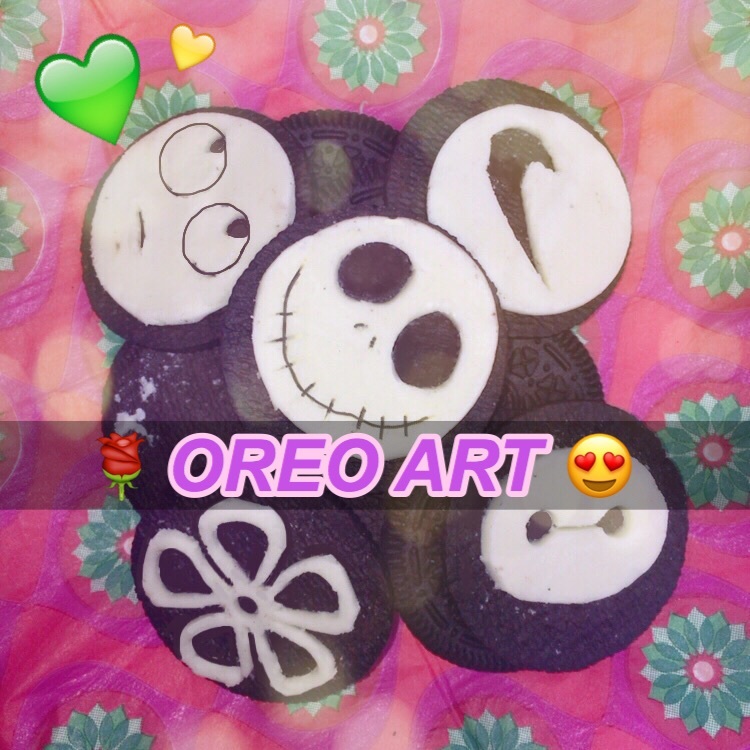 SNSでよく見かける😋”オレオアート”にチャレンジ！💕🍪🍪