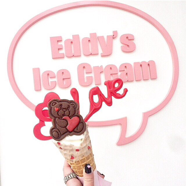 エディーズアイスクリームから❤️バレンタイン仕様の新作🍓🍫🐻