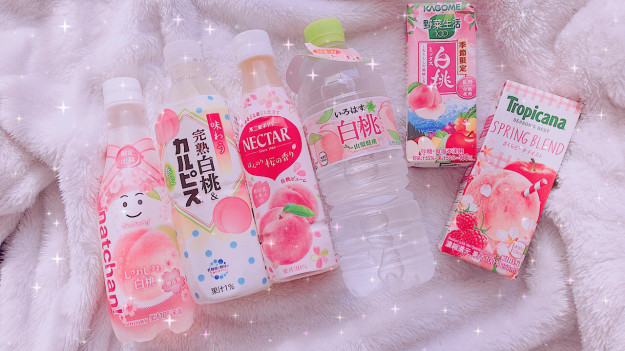 思わずパケ買いしちゃいたい💓旬な桃のドリンクまとめ🍑💏