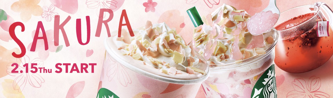 ”さくら”を満喫🌸フォトジェニックな”限定ビバレッジ”や”スイーツ”がスタバに登場😍💘