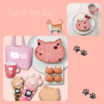 ねこの日から4日間限定‼️キュートな🐱型食パンなどが入った『ももいろねこセット』が登場😻🐾