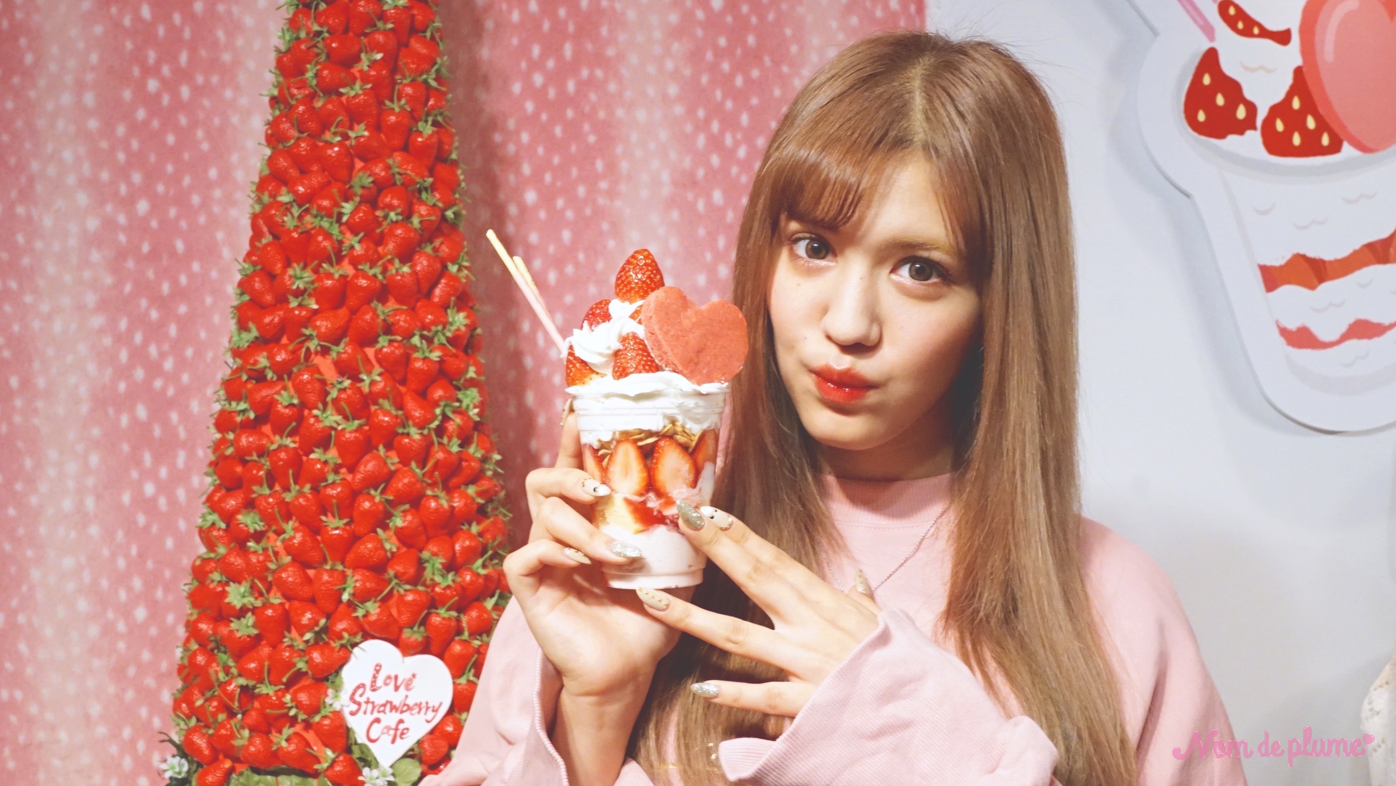 🍓苺×ピンクの世界🍓「スシローいちごフェア」開催イベント『Love Strawberry Cafe』に潜入💁💗