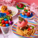 【KAWAII MONSTER CAFE HARAJUKU×ロッテ】のカラフルPOPな『春のランチフェア』🐰🍰🌈