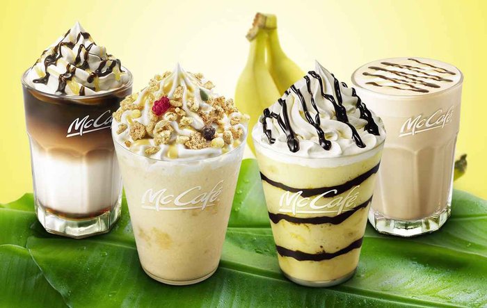 バナナ好きに朗報💁♡ マックカフェ🍌バナナシリーズ🍌に『ヨーグルトバナナスムージー』が仲間入り🙌🌈