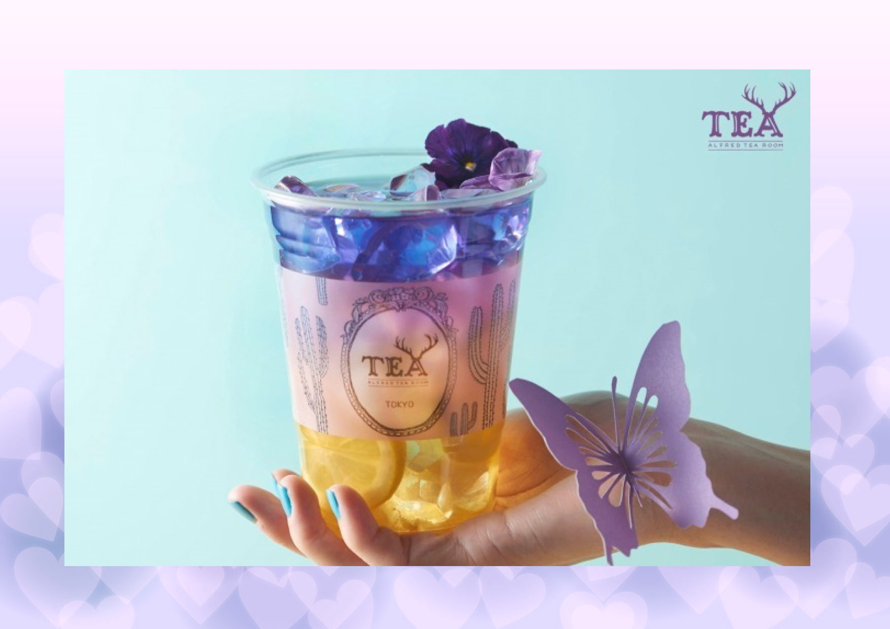ALFRED TEA ROOMにフォトジェニックすぎる📸『ブルー ジャスミン ティー』が限定登場😘💖