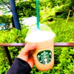 スタバの新作❗️甘すぎずほろ苦い大人のフラペチーノ☕️😋✨