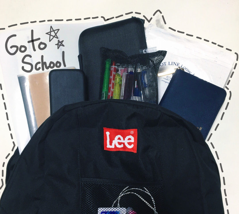 荷物が多い通学も可愛く♡本屋で買える「Lee 」バックパック♥️