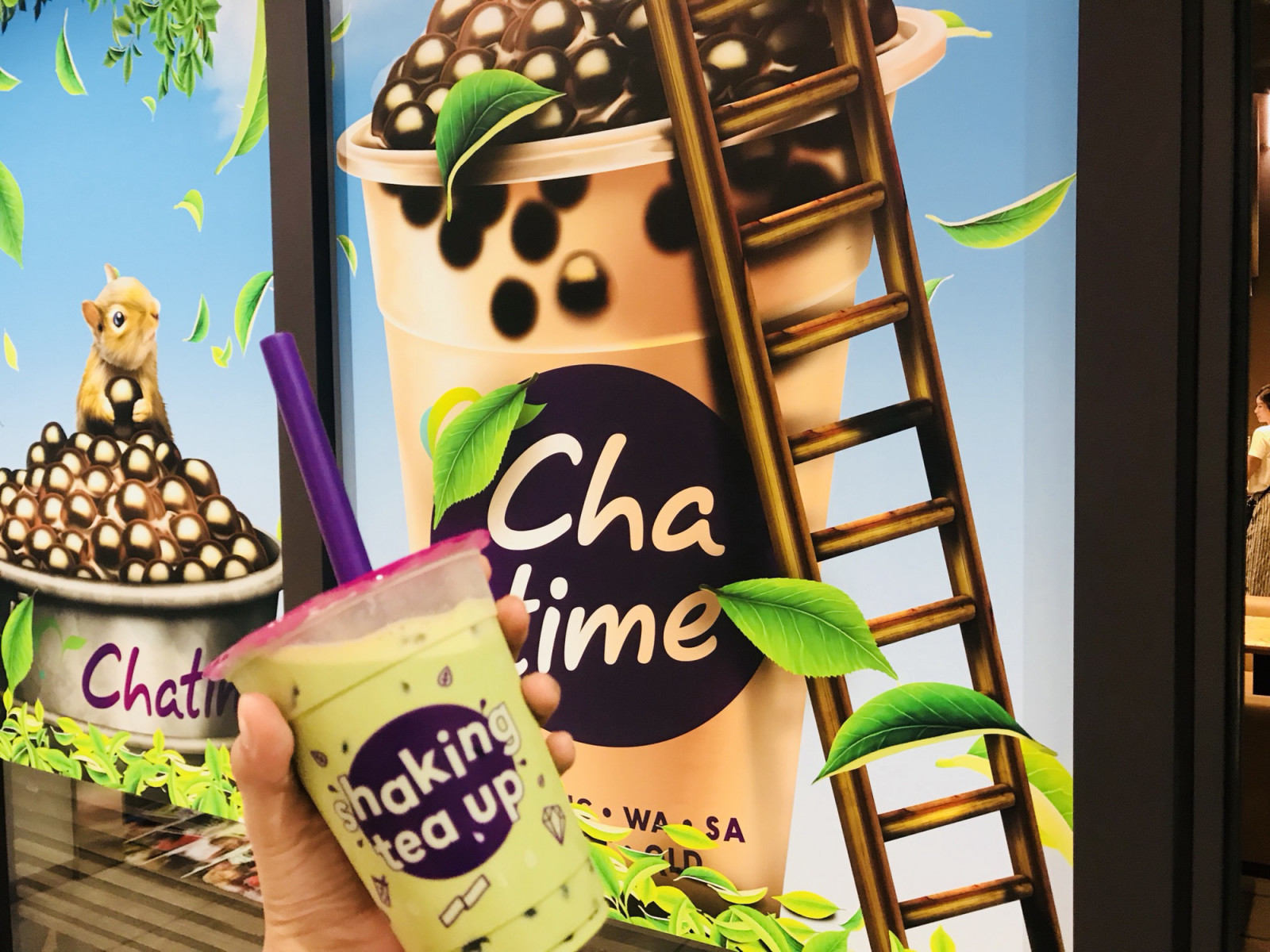 今、流行りのタピオカ屋さん？！ chatime 🥤🖤