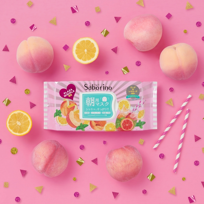 忙しい朝はサクッとこれ1枚♡「サボリーノ」から、PLAZA限定ピーチ&レモネードの香り 登場🍑🌸