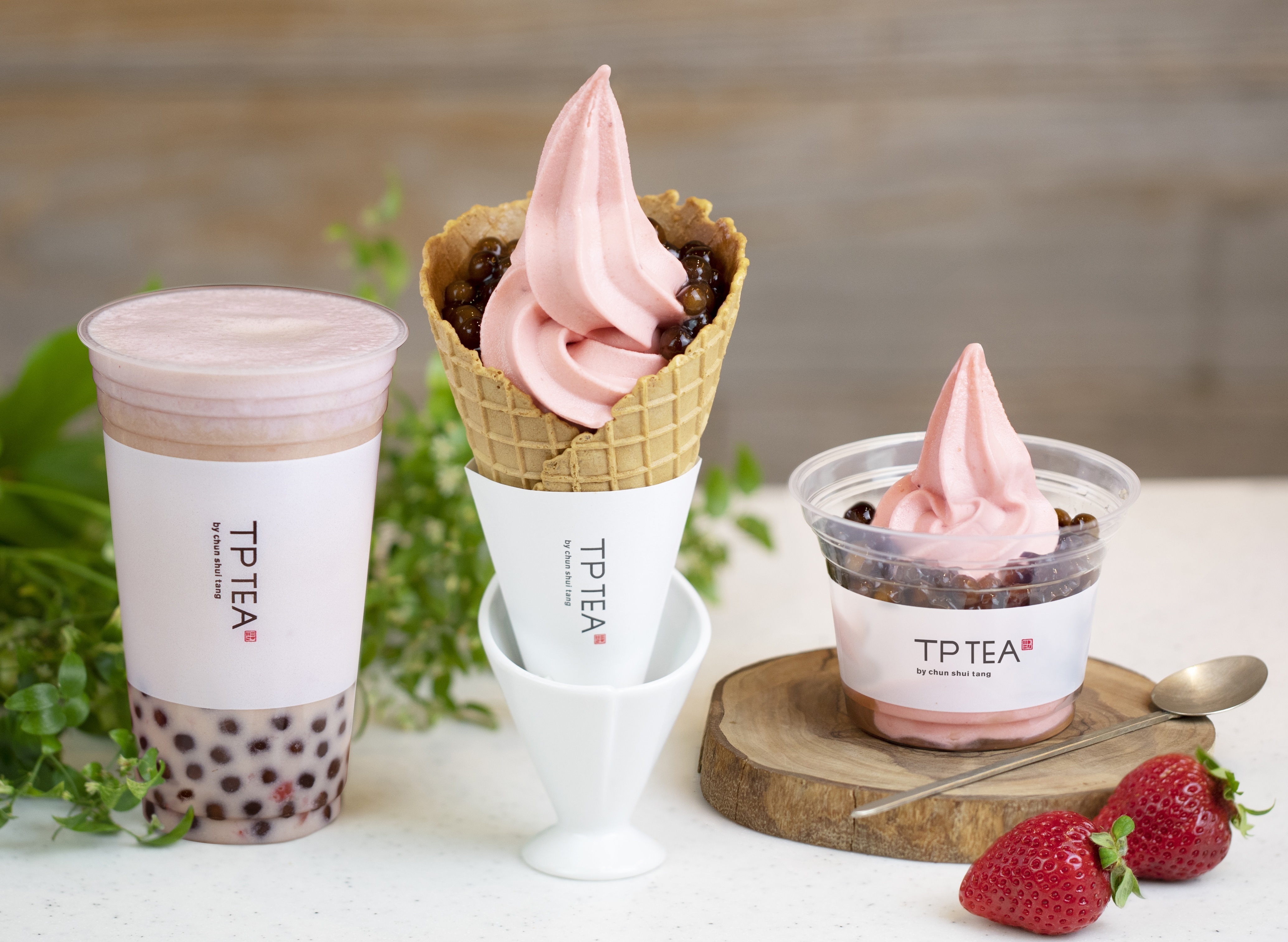 春水堂プロデュース！『TP TEA』池袋東武店OPEN&季節限定のタピオカ苺ラテ新発売🍓