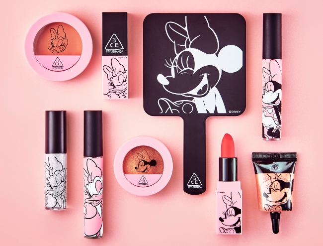 ピンクと黒の”大人かわいい”デザイン💓ディズニー×3CEのコラボコスメ発売💄