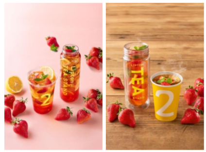 延長販売決定❤️「Lipton TEA STAND」で大人気のあまおうドリンク🍓✨