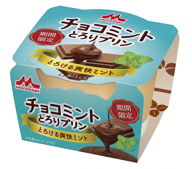 チョコミン党要チェック✅「チョコミント とろりプリン」7月9日（火）新発売🍮