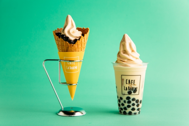 渋谷でタピ活💕自家製ミルクティーソフトクリームのタピオカスイーツ登場❣️