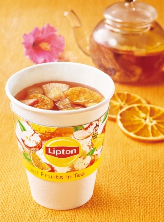 4種のドライフルーツのトロピカルな甘い香り🍊♡「MACHI café Lipton ホットフルーツインティー」11月19日発売🌟