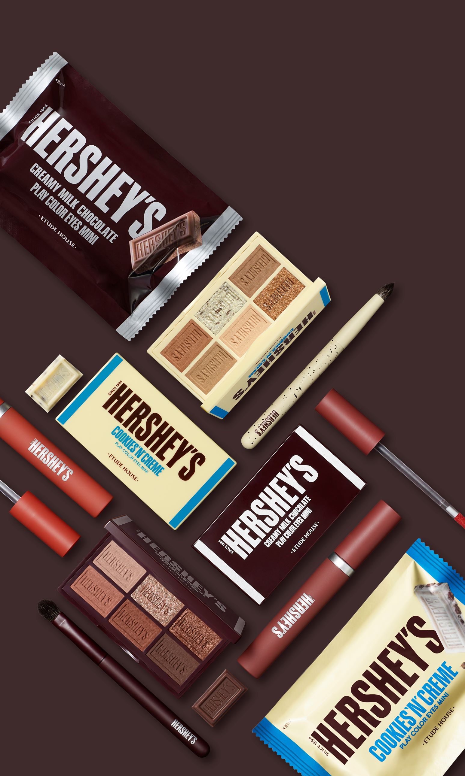 ETUDE HOUSE × HERSHEY’S コラボコスメ🍫💄『ハーシーコレクション』2020年2月1日 期間限定発売予定🧡💙