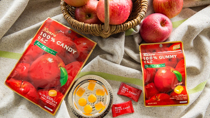 濃密りんごの濃厚リッチな味わい😻🍎💖「100％CANDYりんご」「100％GUMMYりんご」新発売🌈♡
