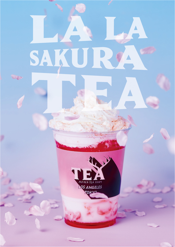 3月16日(月)より、LA発のティーブランド 「ALFRED TEA ROOM」から、「桜」をテーマにした期間限定ティーメニュー《 LA LA SAKURA TEA 》が発売🌸♡