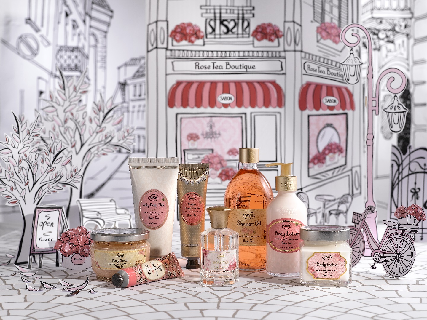 【SABON】柔らかなローズティーの香りで心ときめく時間が広がる💖大人気「ローズティーコレクション」が4月23日(木)よりレギュラー発売🌹✨