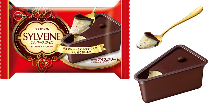 “お菓子アイス”第4弾は「シルベーヌ」を イメージ✨✨ チョコレートとバニラアイスのとけあうおいしさが楽しめる「シルベーヌアイス」🍫🍨6月29日(月)新発売🌈💗