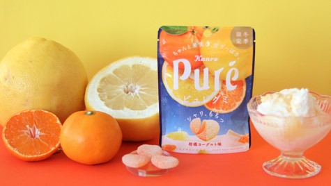 濃厚ヨーグルトと柑橘を組み合わせた 「ピュレグミ柑橘ヨーグルト」12月8日発売🍊🧡