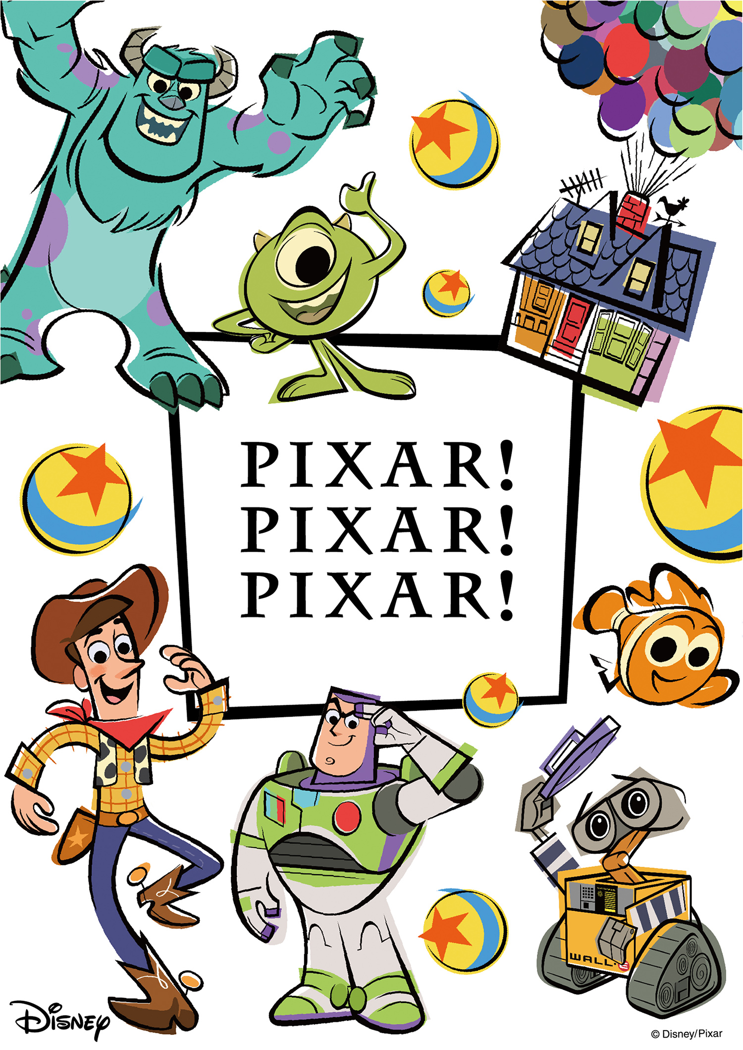 日本オリジナルイベント　PIXAR! PIXAR! PIXAR! [ピクサー! ピクサー! ピクサー!]　関西で初開催🌈🎈