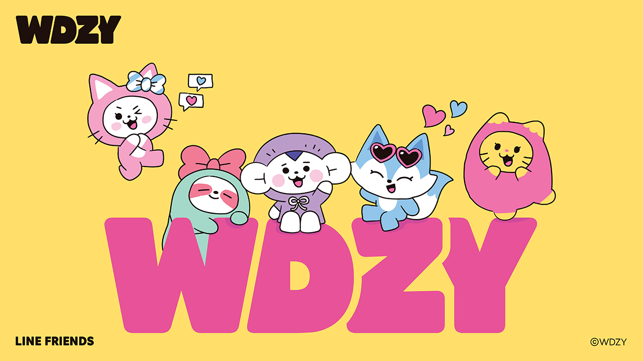 LINE FRIENDSとITZYが生んだキャラクター「WDZY」のカフェが渋谷で期間限定オープン🌈🧡