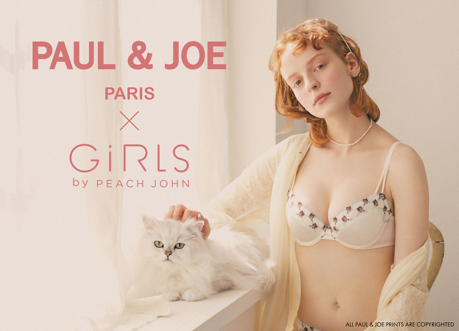 GiRLS by PEACH JOHNとPAUL & JOEのコラボレーションが5月26日に発売🐱💗