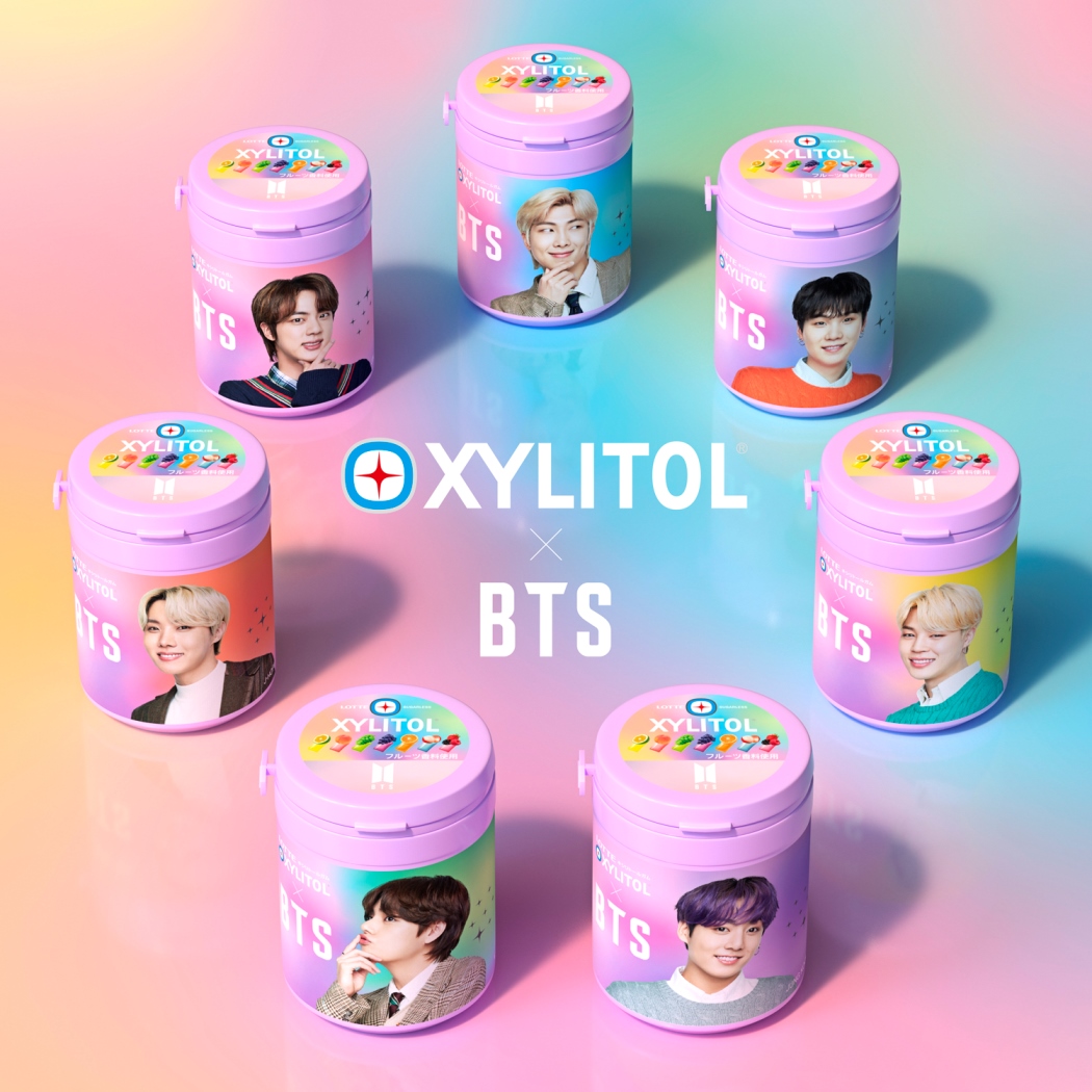 「キシリトールガム ＢＴＳ Ｓｍｉｌｅボトル」数量限定で発売☺︎🌈🧡