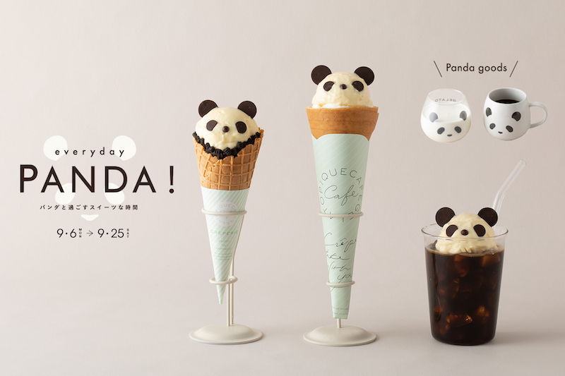 【gelato pique cafe】パンダ🐼をモチーフにしたスイーツが9月6日(月)〜期間限定で登場🤍🌟🎋