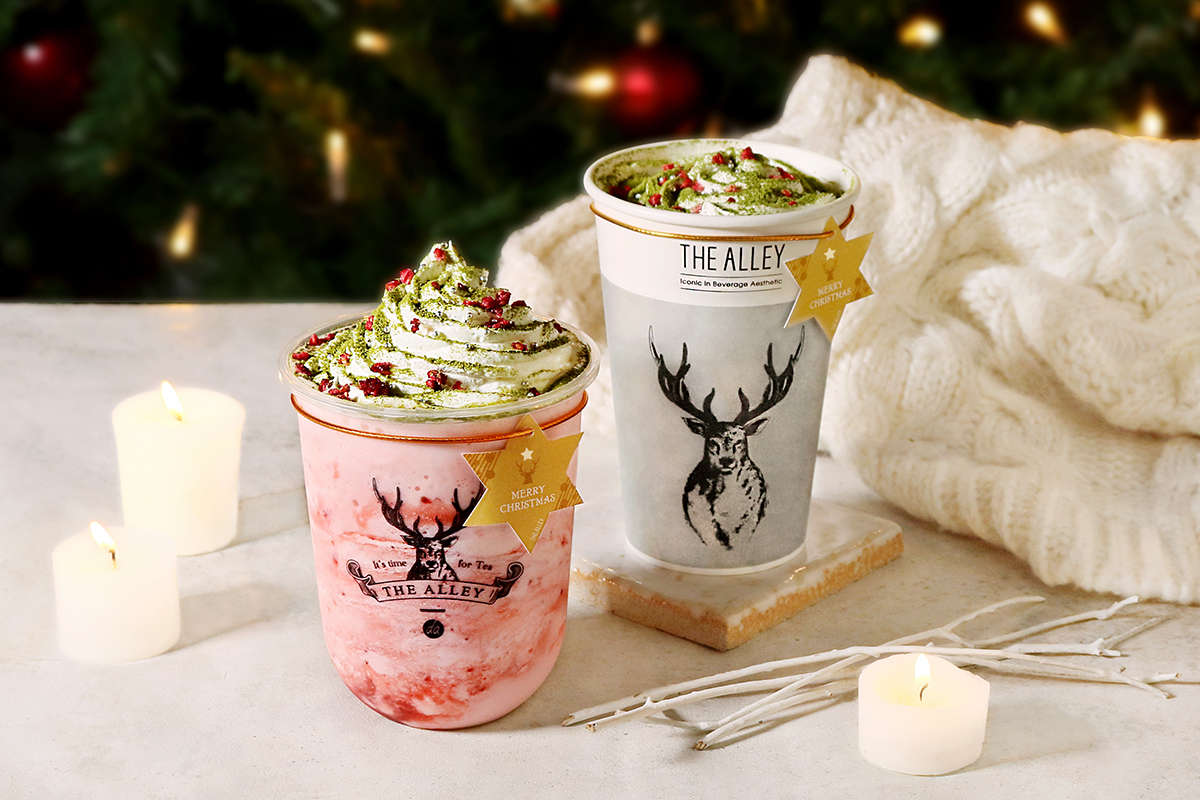 【THE ALLEY】クリスマスシーズンをHAPPYに彩る限定ドリンクが11/1〜登場🎅💗