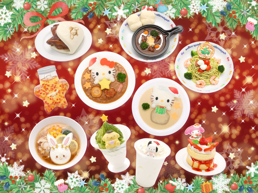 キャラクターモチーフが可愛い💖「ピューロクリスマス」限定フードメニューに注目🎄🎅💙