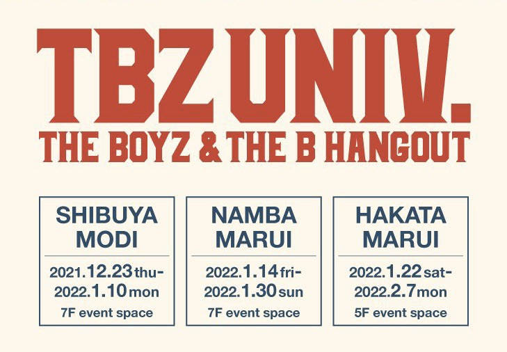 THE BOYZ ×OIOI POP UP STOREが全国3ヶ所で開催決定😳‼️