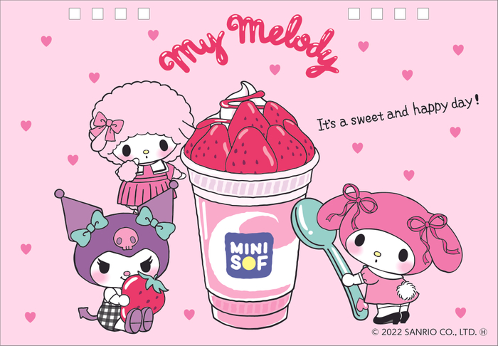 ＜MINI SOF ＞ サンリオの大人気キャラクター「マイメロディ」とコラボした商品を発売🎀🍦🎶