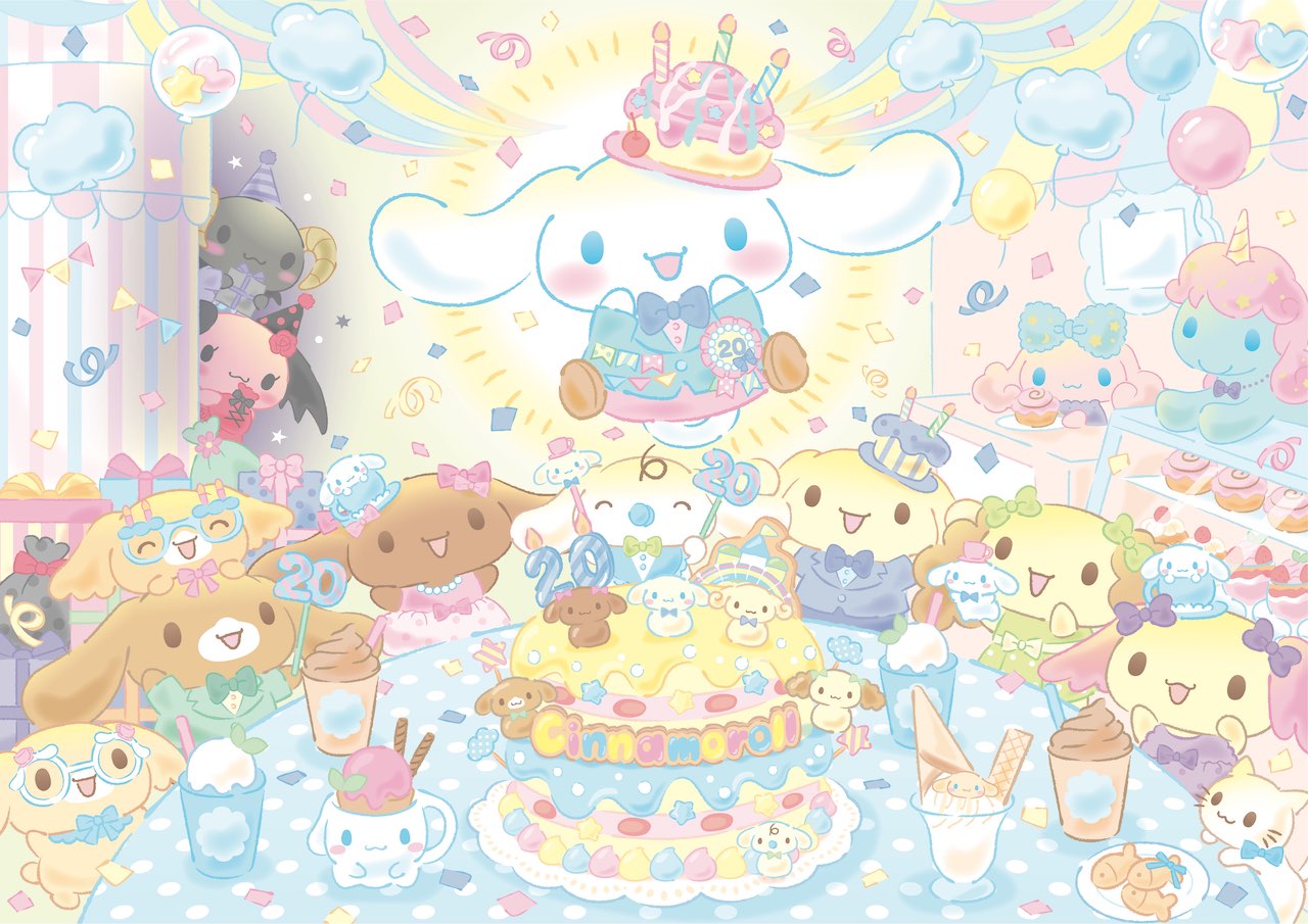 シナモロール20周年アニバーサリーイベント「Cinnamoroll 20th Anniversary Party～いつも いっしょに～」開催決定🌈💙