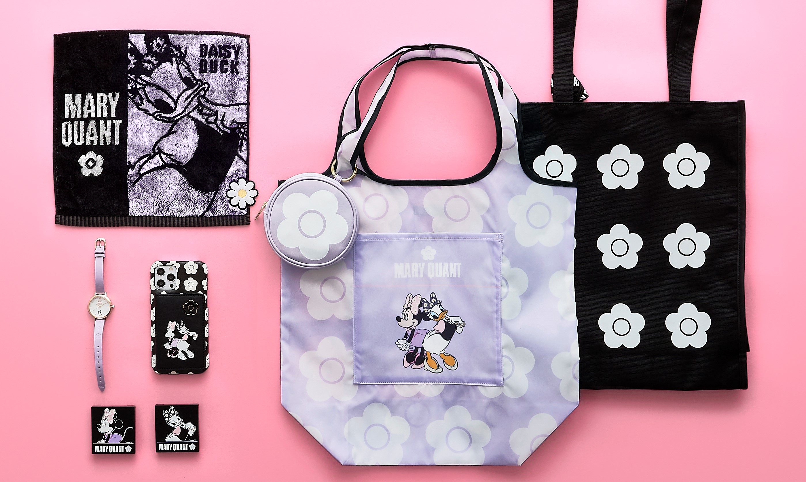 ＼「デイジーダック」スクリーンデビュー 85周年🎉／『MARY QUANT』とコラボしたスペシャルなアイテムが登場🌼🤍💜