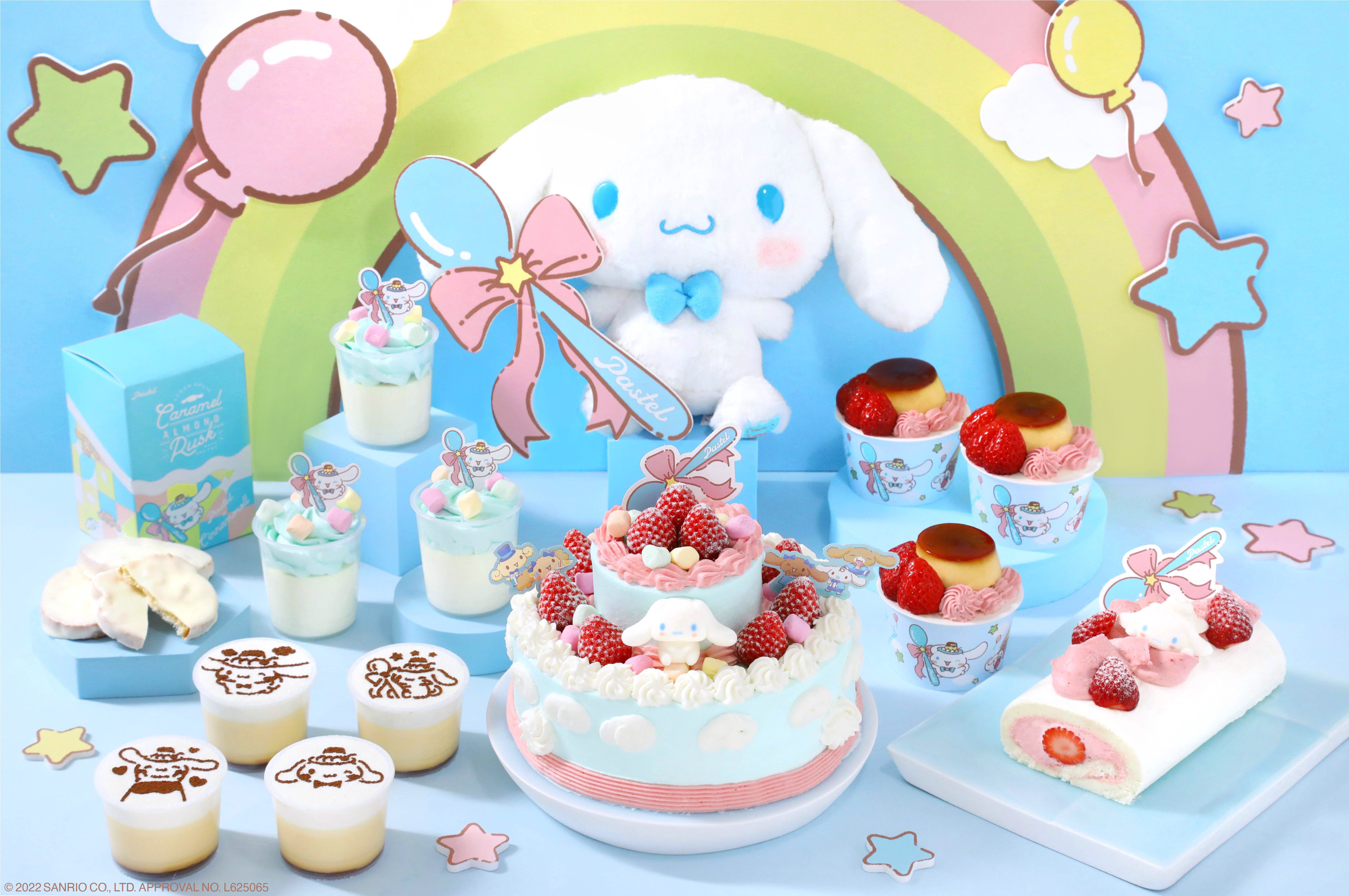 ＜シナモンロール💙＞なめらかプリンでお馴染みのPastelから可愛いコラボスイーツが登場🎈🌟