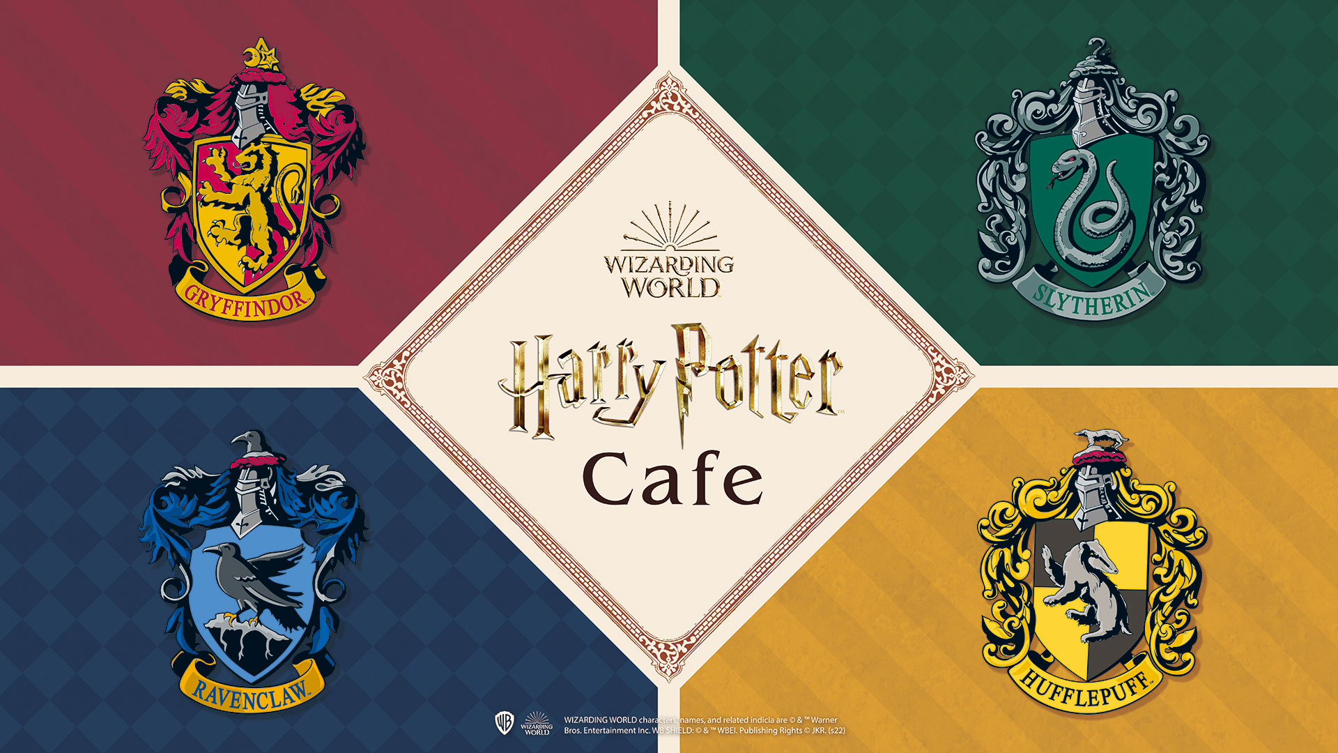 赤坂の街にハリー・ポッター魔法ワールドにインスパイアされた世界が登場💜🖤「Harry Potter Cafe」が6月16日(火)から赤坂Bizタワーで開催🧙‍♀️🪄✨