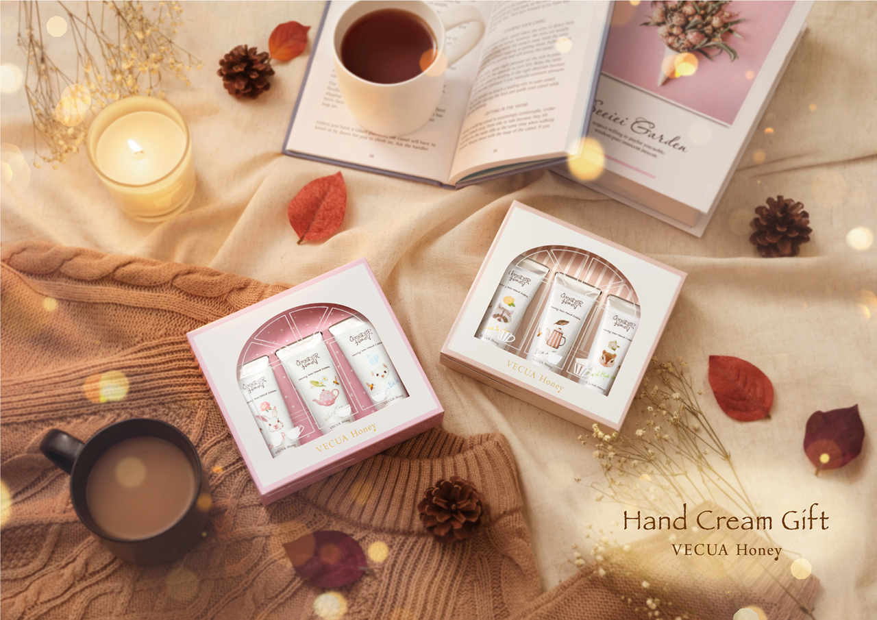 【VECUA Honey】紅茶の香りのハンドクリームを揃えた限定クリスマスギフトセットが10月10日(月)より登場🎅🏻🧴💝