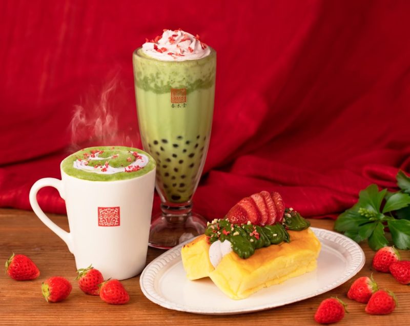 【春水堂】『タピオカ苺抹茶』を12月1日(木)から期間限定で新発売☺️🍵🍓💗