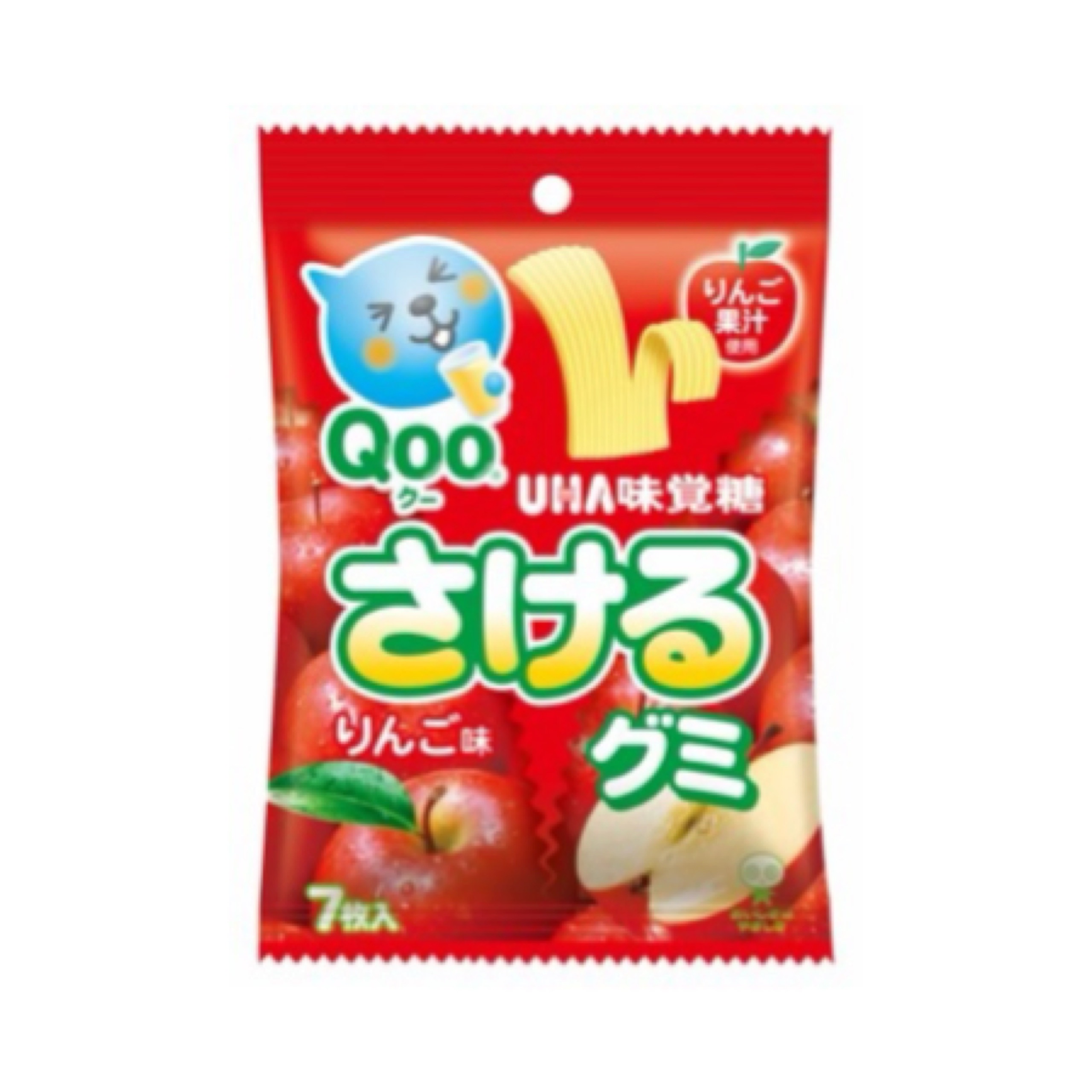 ＼Qooとさけるグミがコラボレーション🍹💗／UHA味覚糖「さけるグミ Qoo りんご味」が2023年1月9日より先行発売😋🍎💖