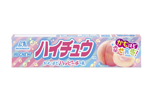 【ハイチュウ】かんで幸せをかみしめよう「ハイチュウ＜かむほどハッピーチ味＞」2月14日より新発売🍑🤍💞「ぷにしゃりハイチュウアソート」2月中旬よりリニューアル😋