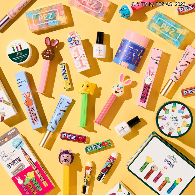 【注目コラボ!!】『PEZ(ペッツ)』とPLAZAの人気コスメのコラボが3月10日(金)から発売🐰💖💛