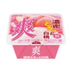 【新作アイス!!】白桃特有のとろっとした食感にこだわった『爽 濃密とろっと白桃』を4月10日(月)に全国で新発売🤤🍑🍨🤍
