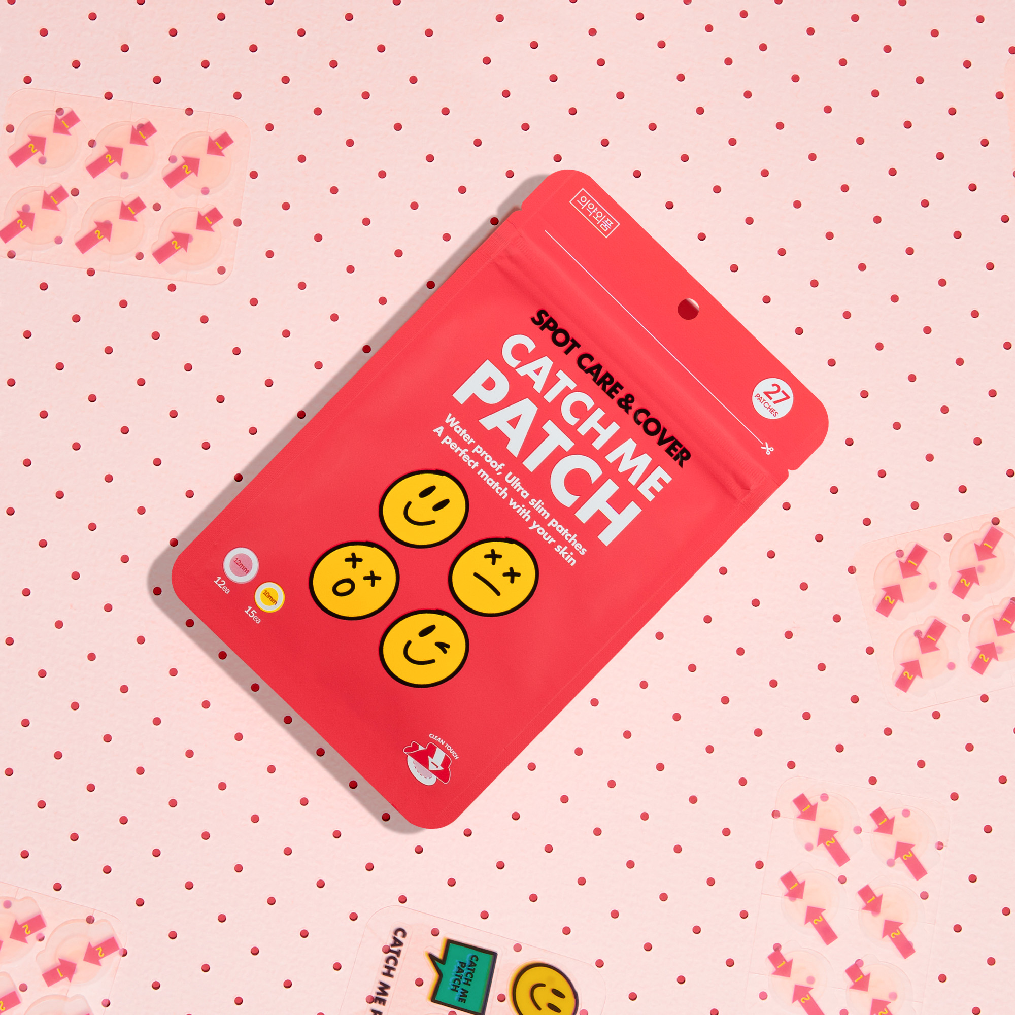 【ニキビパッチ】韓国発ハイドロコロイドを使った”キャッチーな”ニキビパッチ「CATCH ME PATCH」（キャッチミーパッチ）6月1日(木)より新発売👀🪄🌟