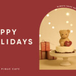 【gelato pique cafe(ジェラート ピケ カフェ)】オリジナルクリスマスケーキ「ピケベアチョコレートケーキ」の予約受注を12月17日(日)までの期間限定で受付中🧸🎂🍓💭