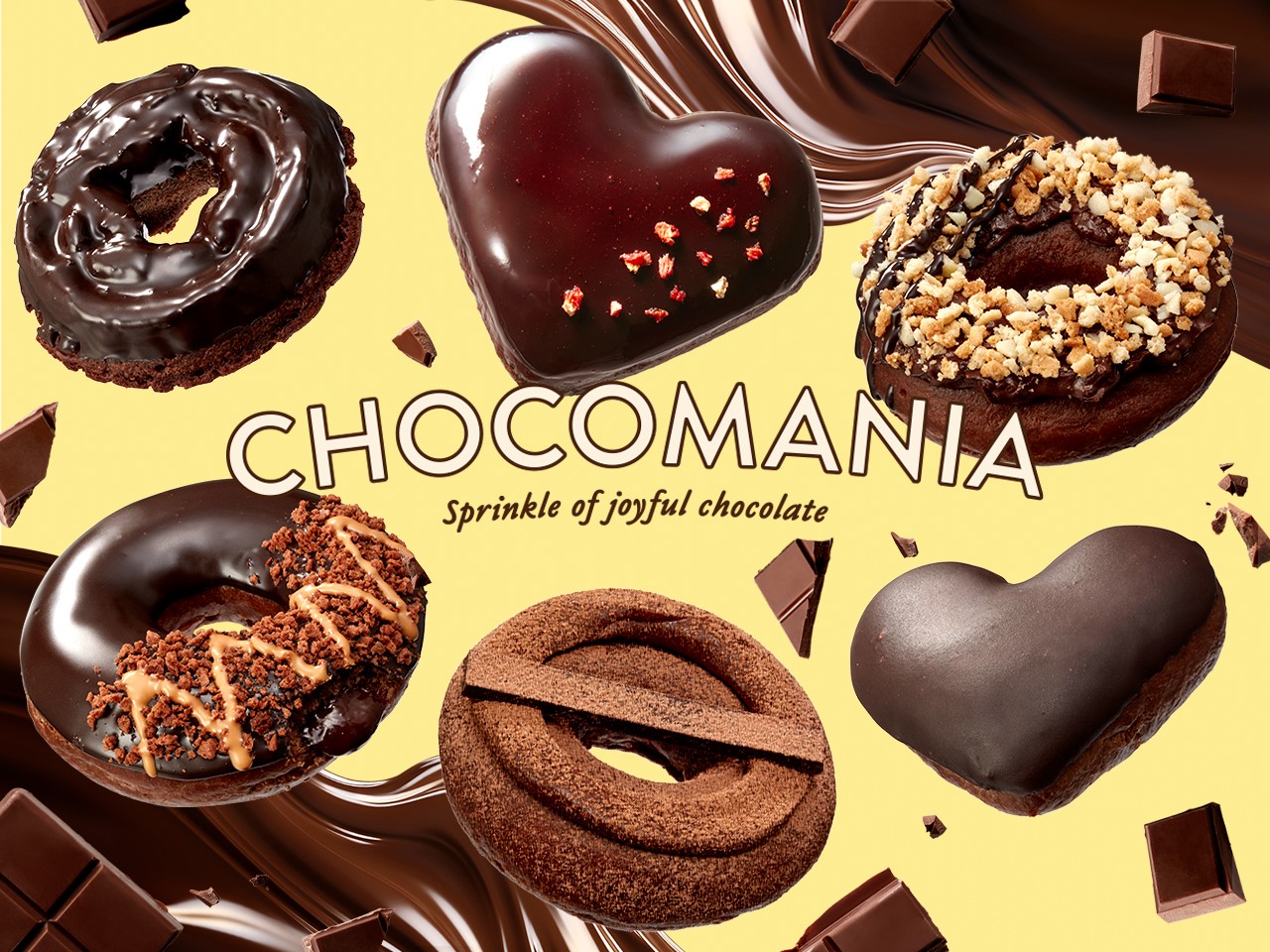 【編集部食レポ🍽️】クリスピークリームドーナツが“チョコ尽くし”のバレンタインドーナツ『CHOCO MANIA』を1月17日(水)より期間限定発売🍩🍫🤎
