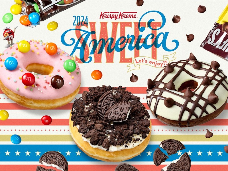 【注目コラボ!!】世代を超えて愛されるお菓子とのコラボレーションが装い新たに再登場『Sweet America 2024』を3月1日(金)に発売🍩🌈💖